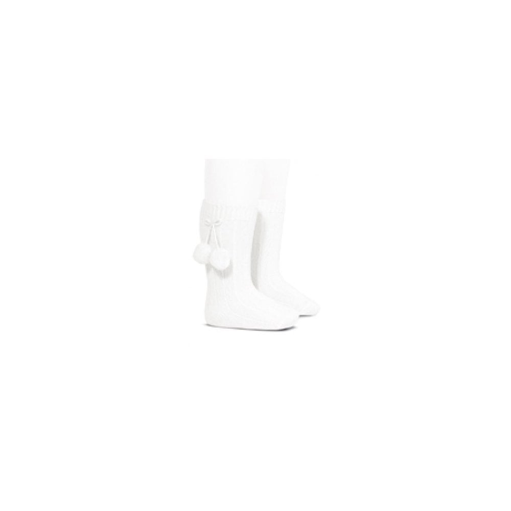 3.015/2 Pom Pom Long White