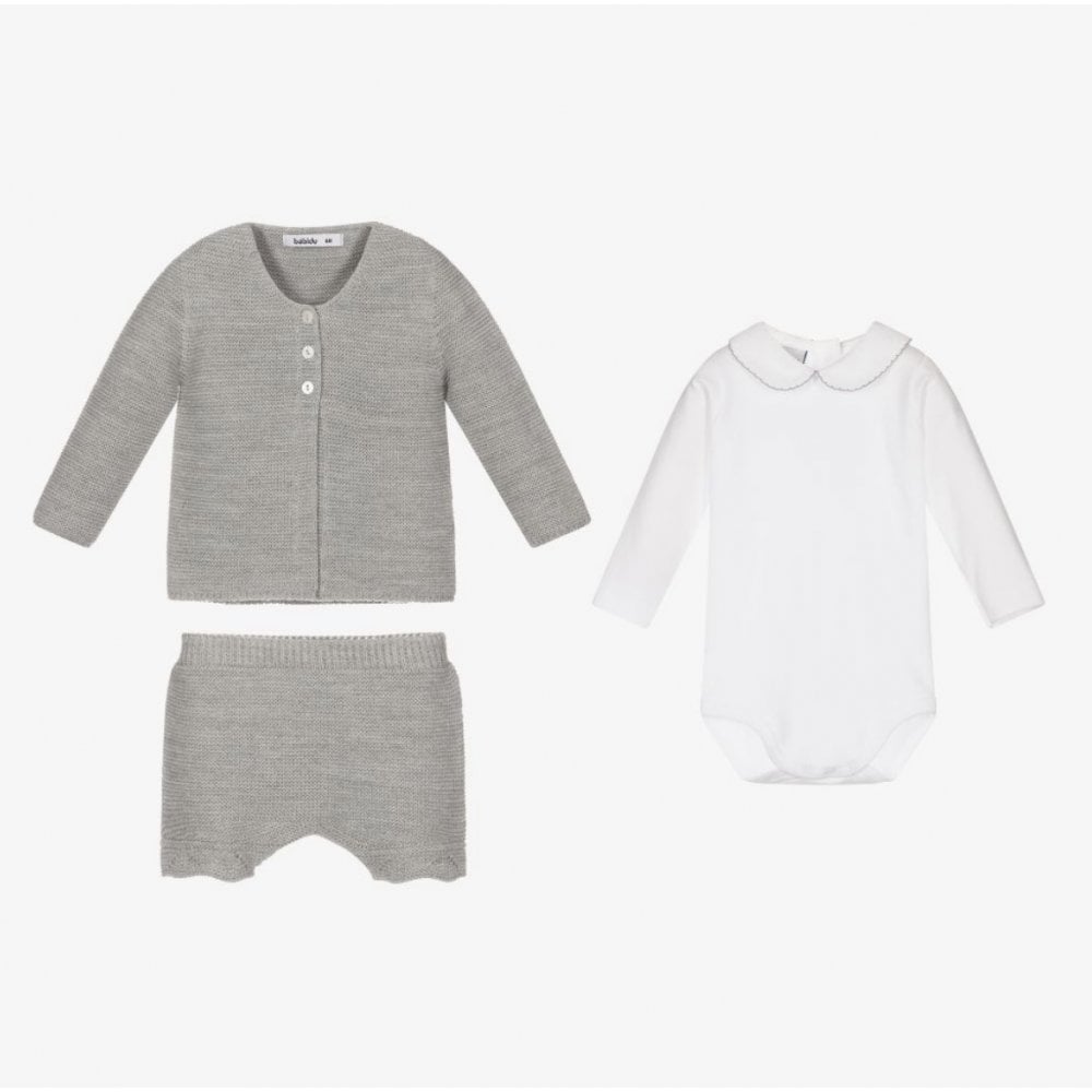 40164 Babidu 3 Piece Set Grey