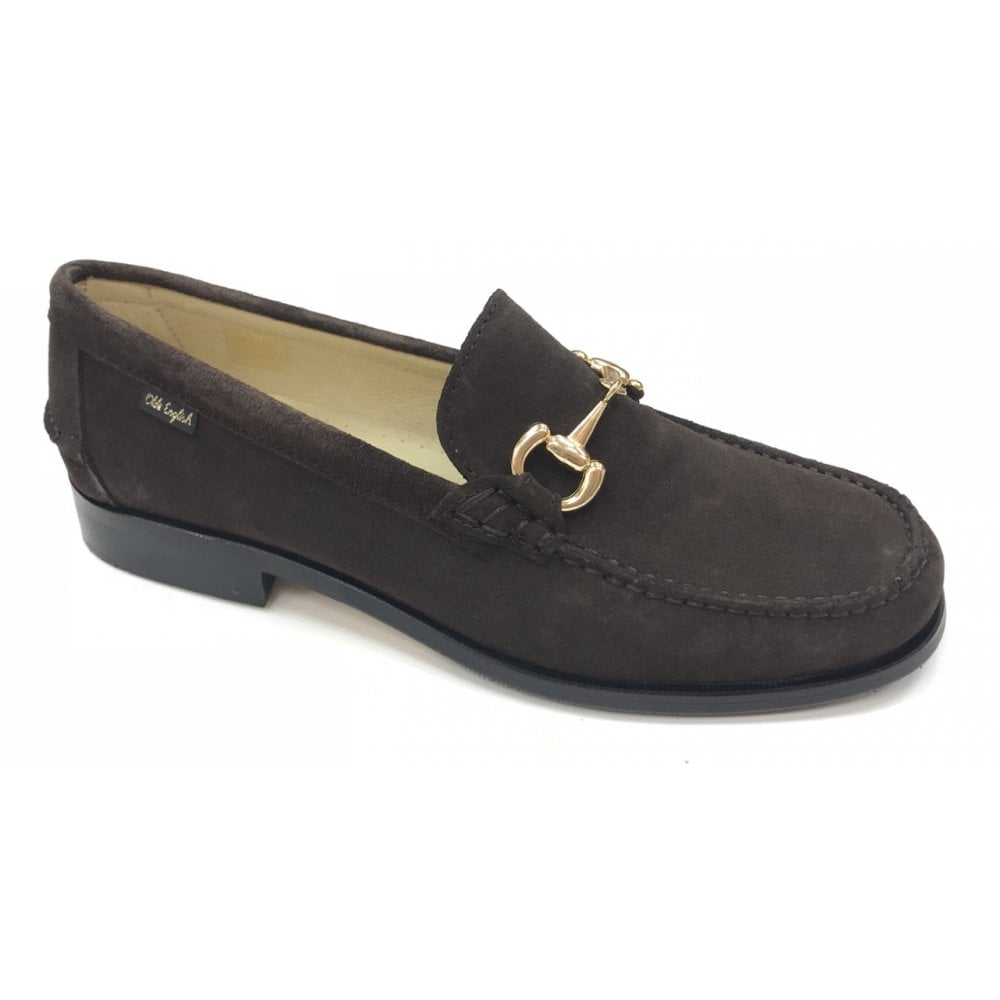 4413 Brown Suede Bar Loafer