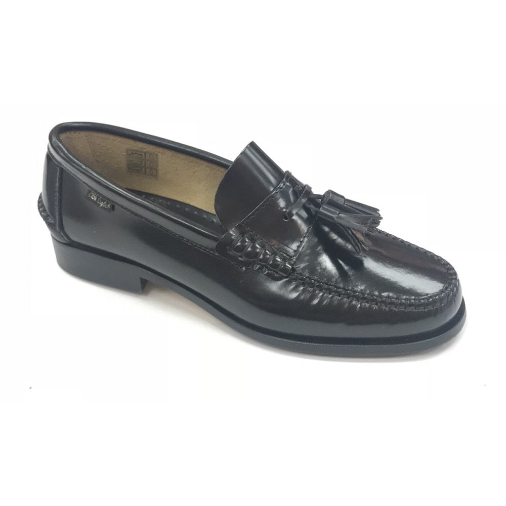 4432 Tassel Loafer Black High Shine
