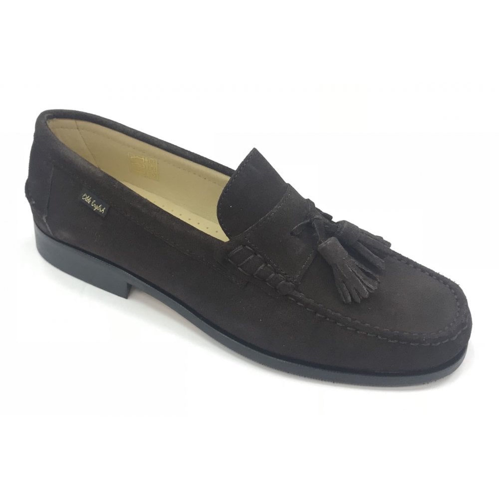 4432 Tassel Loafer Brown Suede