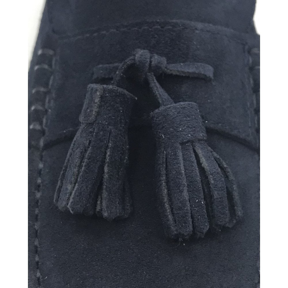 4432 Tassle Loafer Navy Suede