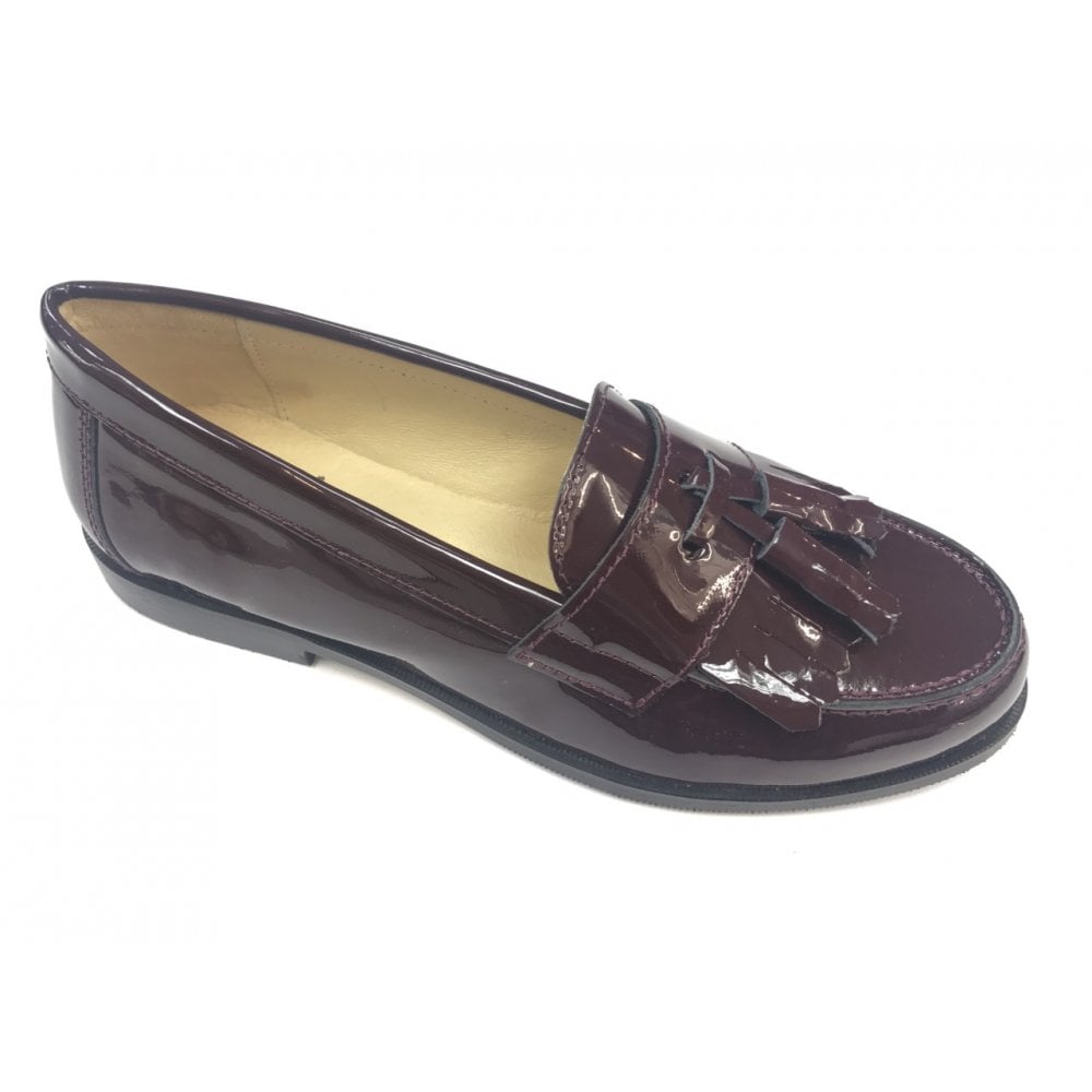 4948 Burgandy Patent Loafer