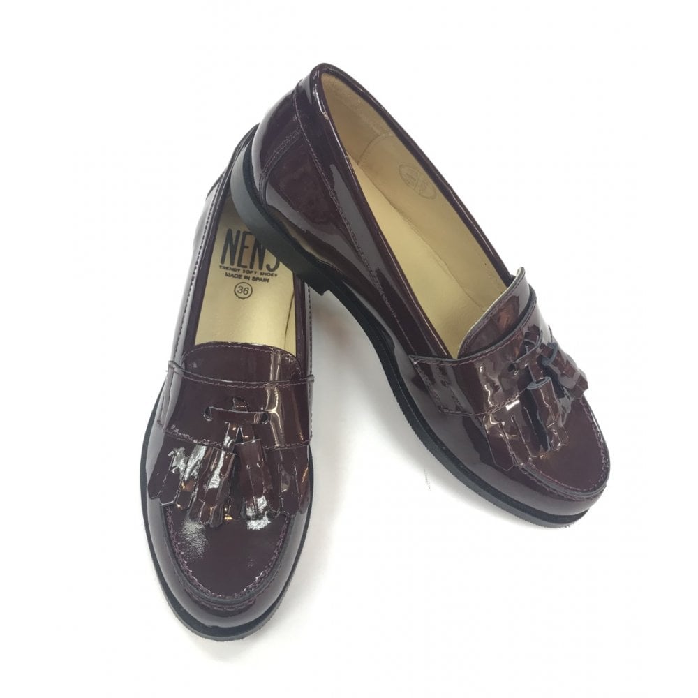 4948 Burgandy Patent Loafer