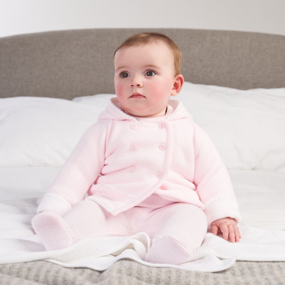 A1570 Pink Knitted Jacket