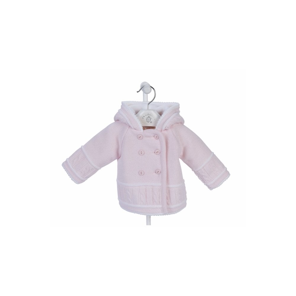 A1570 Pink Knitted Jacket