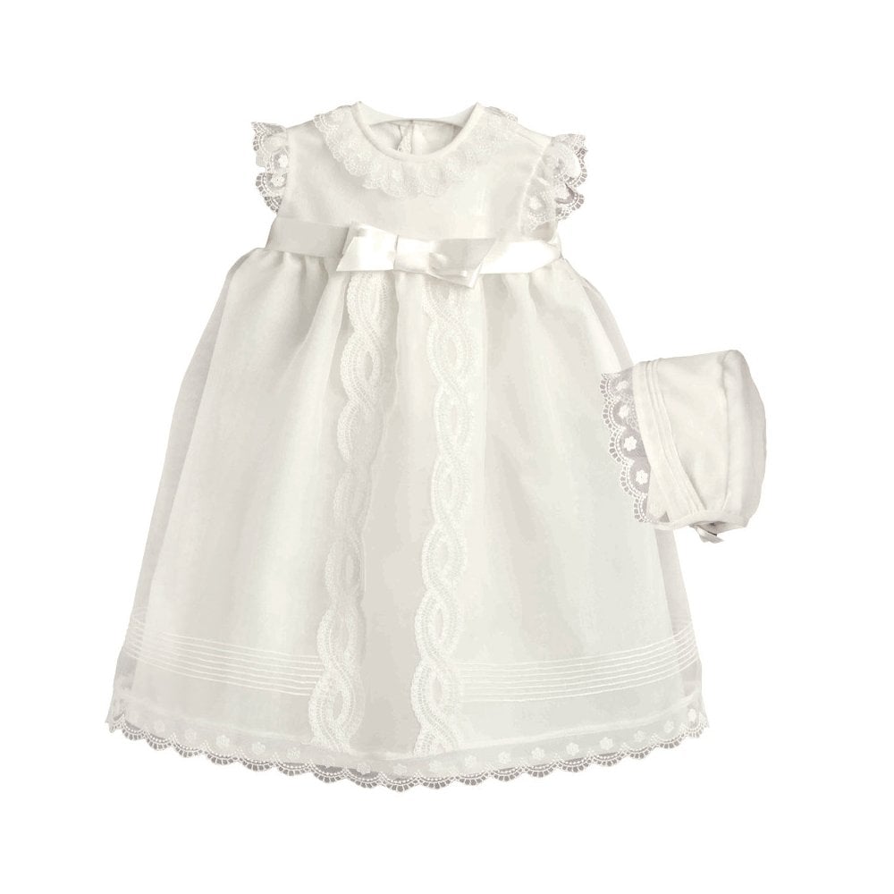 81306 Cream Christening Dress