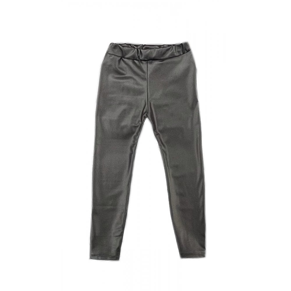 Leather Look Leggings Black