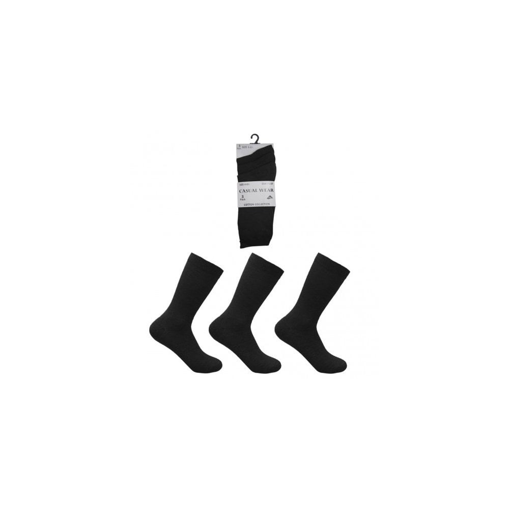 Ankle Socks Pack Of 3 Black