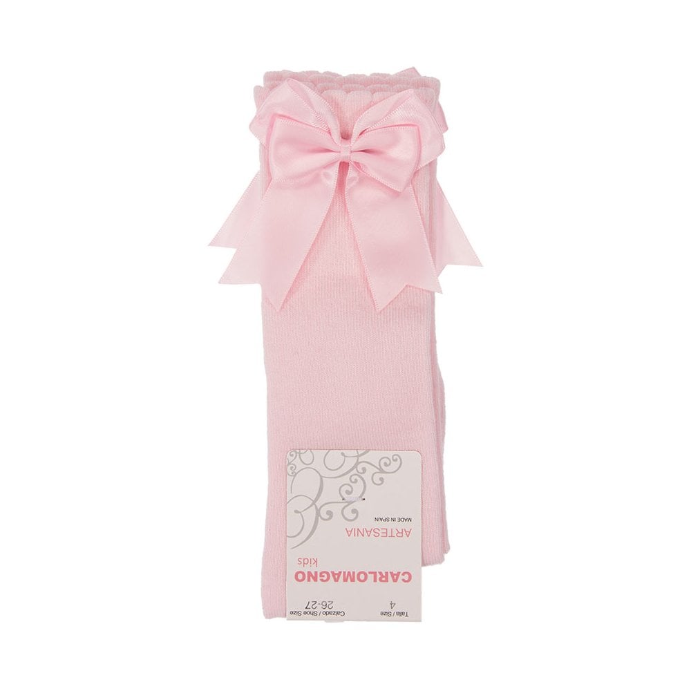 UKG2 Pink Ribbon Bow Socks