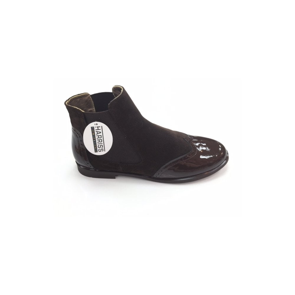 A-2644 Ladies Ankle Boots Brown