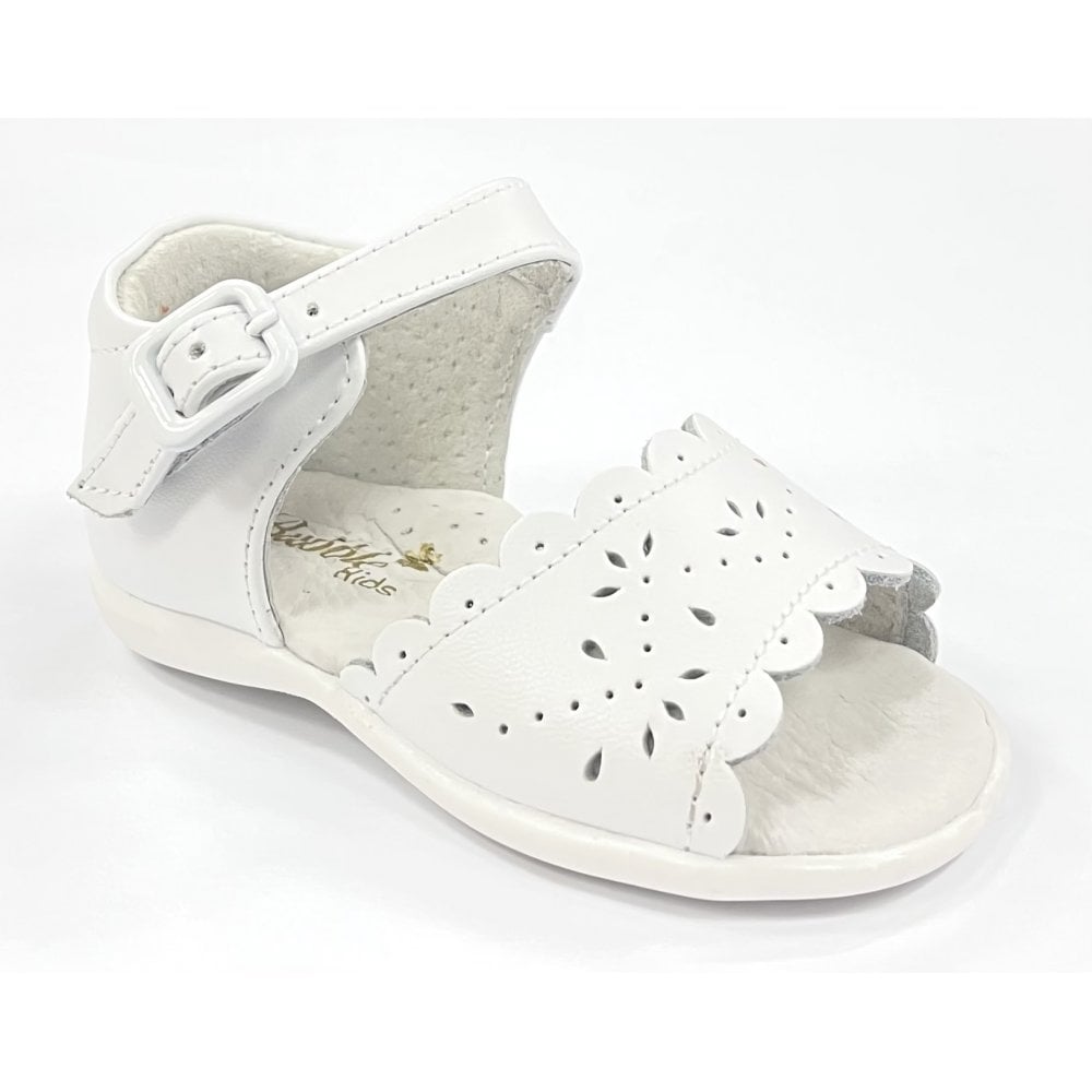 A1898 Girls White Sandal