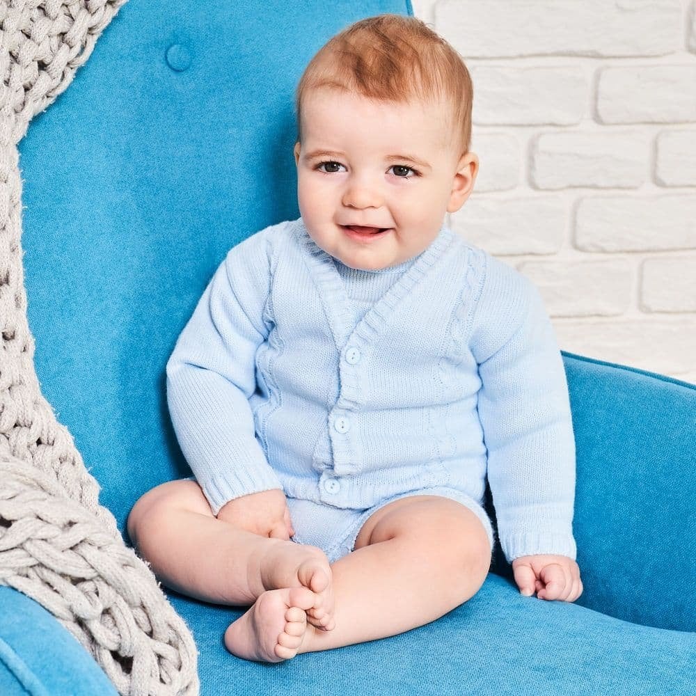 A2020 Cardigan Baby Blue