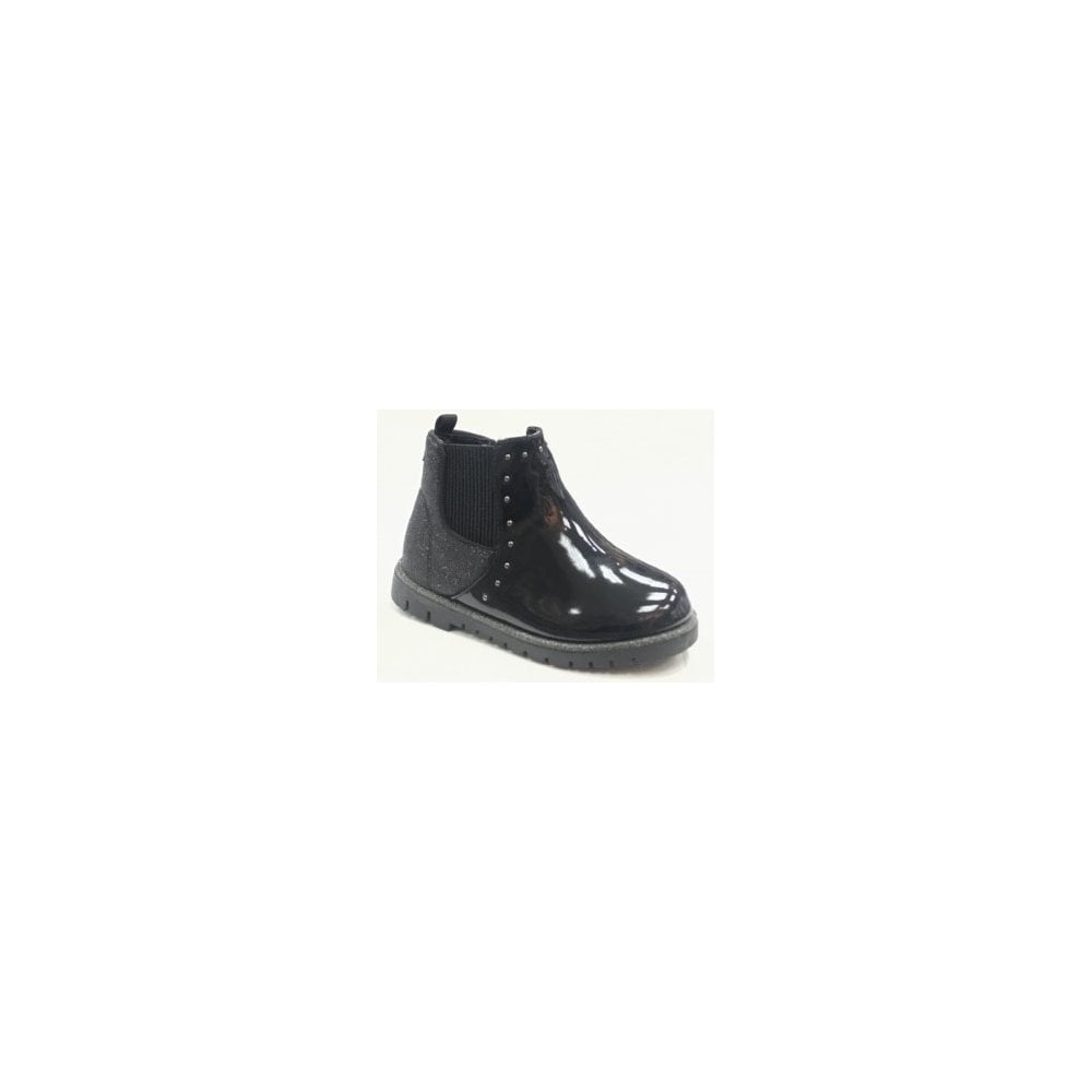 A2228 Stud Boot Black