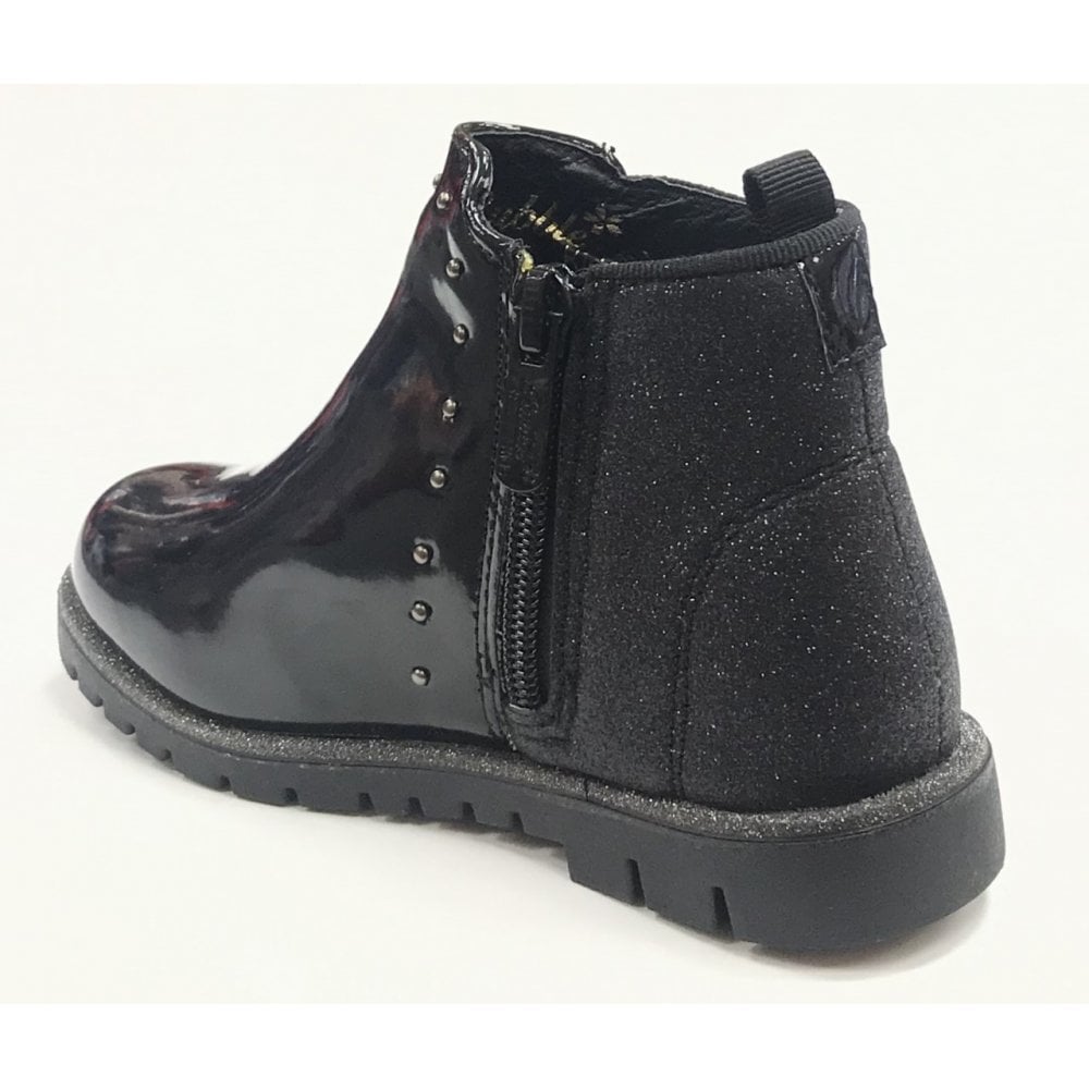 A2228 Stud Boot Black