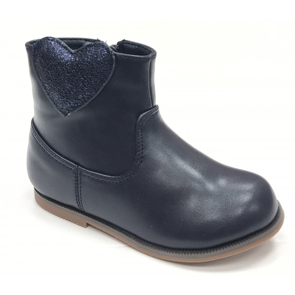 A3124 Navy Heart Boot