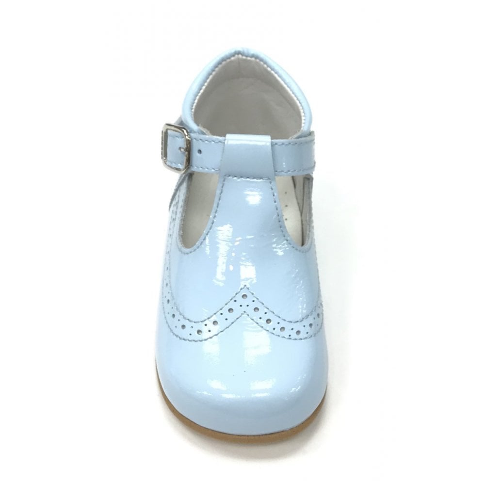 A71134 Celeste Patent T-Bar Shoes