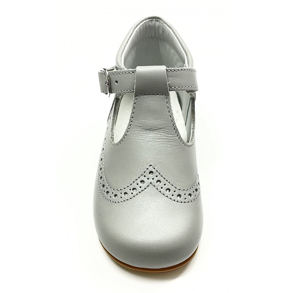 A71134 Grey Leather T-Bar