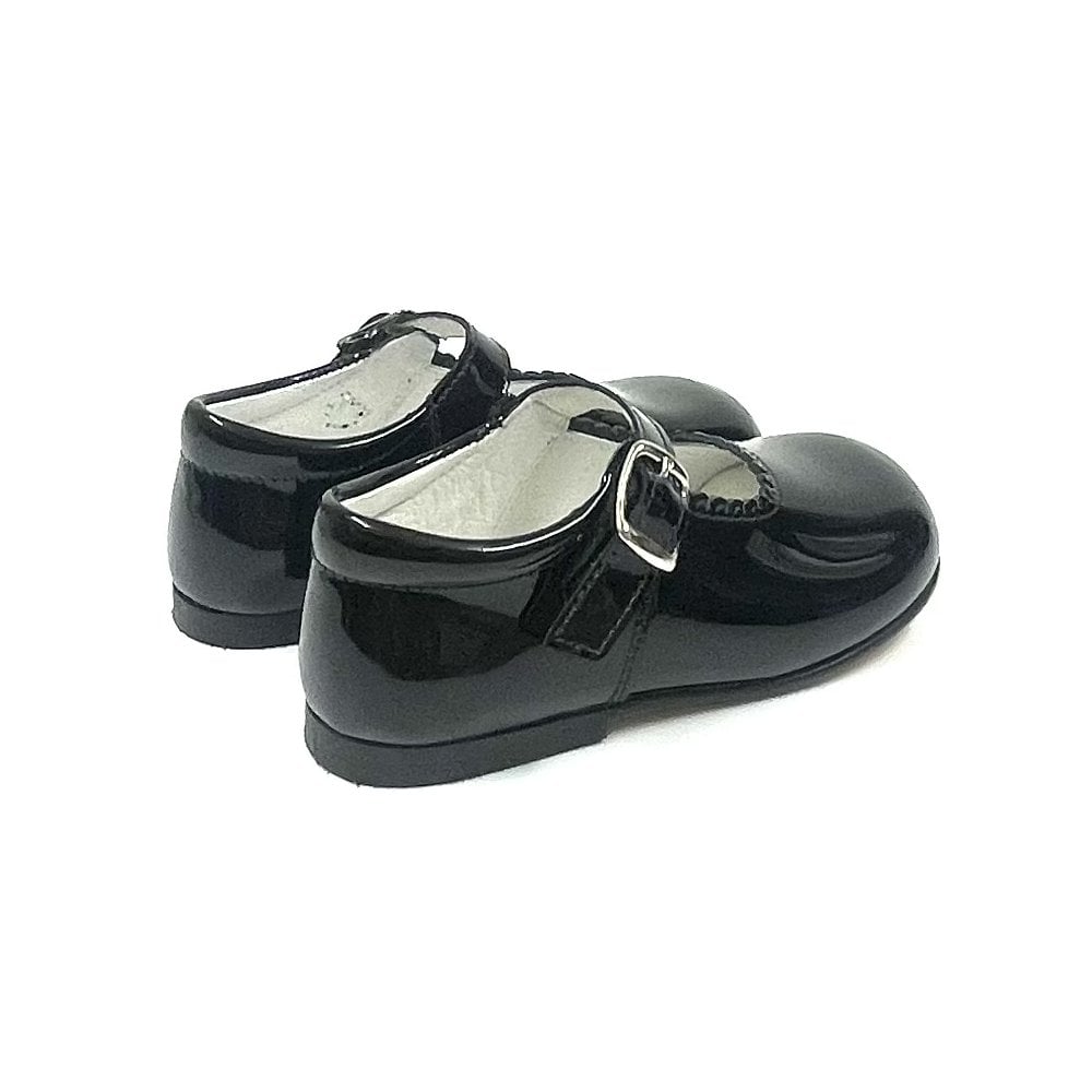 Mary Janes Girls Buckle Classic Shoe Black Patent