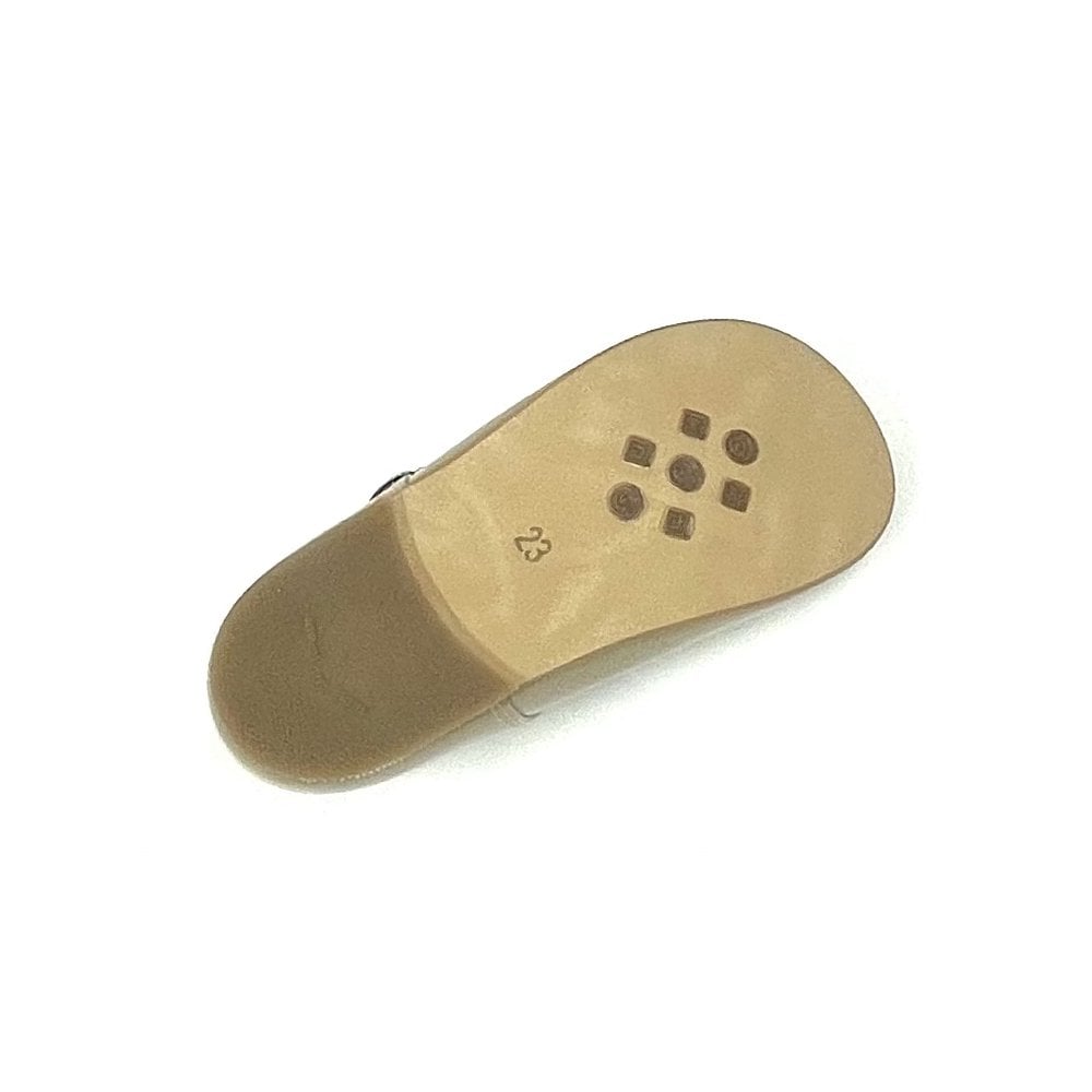 Mary Janes Girls Buckle Classic Shoe Camel Patent