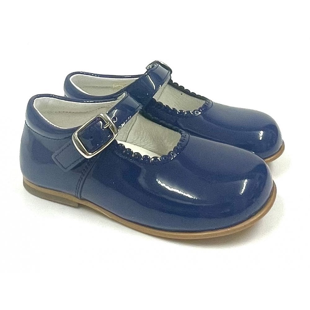 Mary Janes Girls Buckle Classic Shoe Royal Blue
