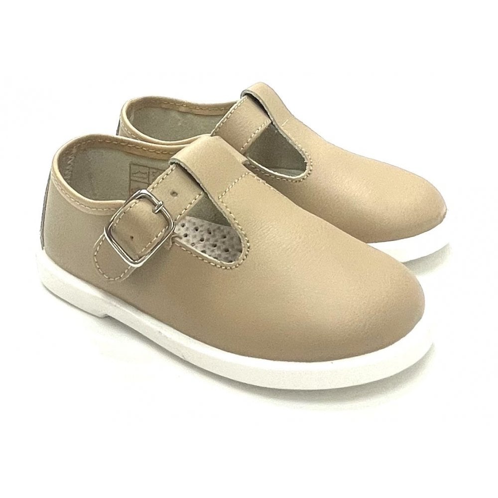 20200 Leather T-Bar Camel