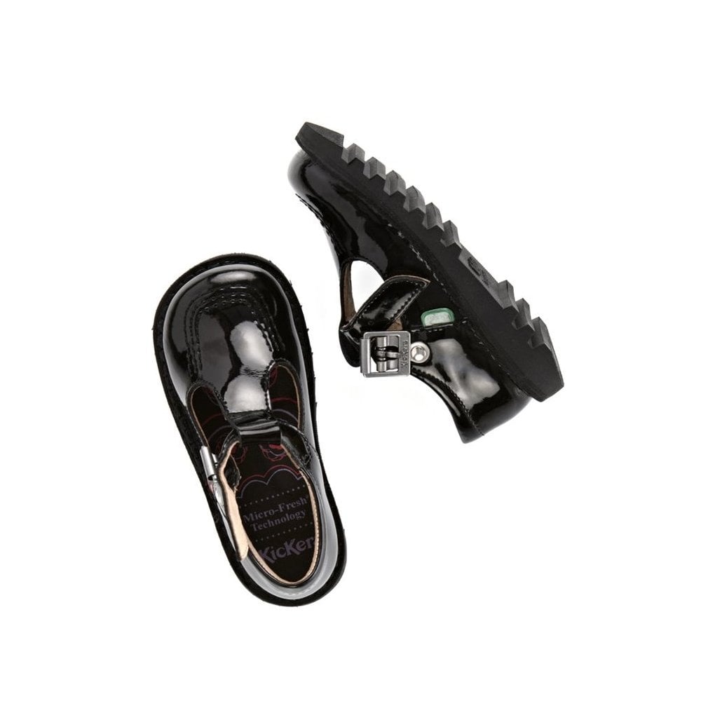 Kick T I Black Patent