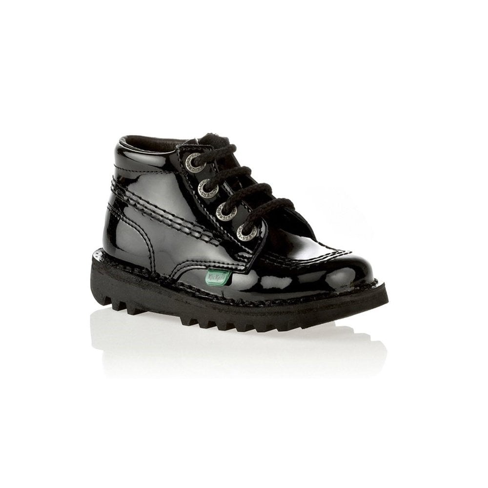 Kick Hi I Black Patent