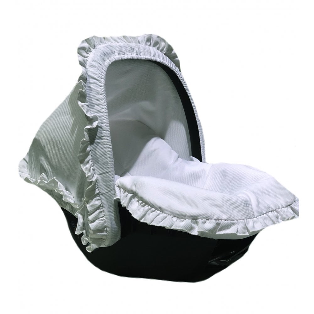Basic Car Seat Liner With Hood Grey