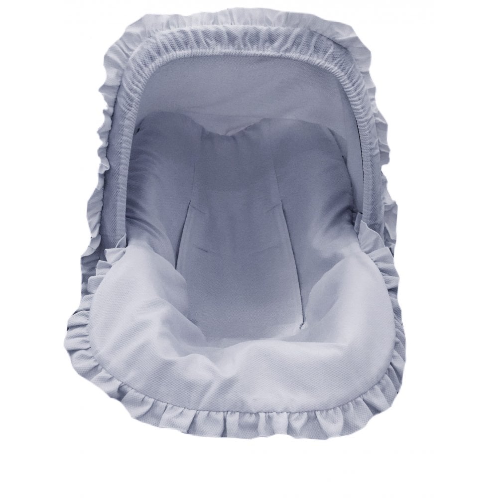 Basic Car Seat Liner With Hood Grey