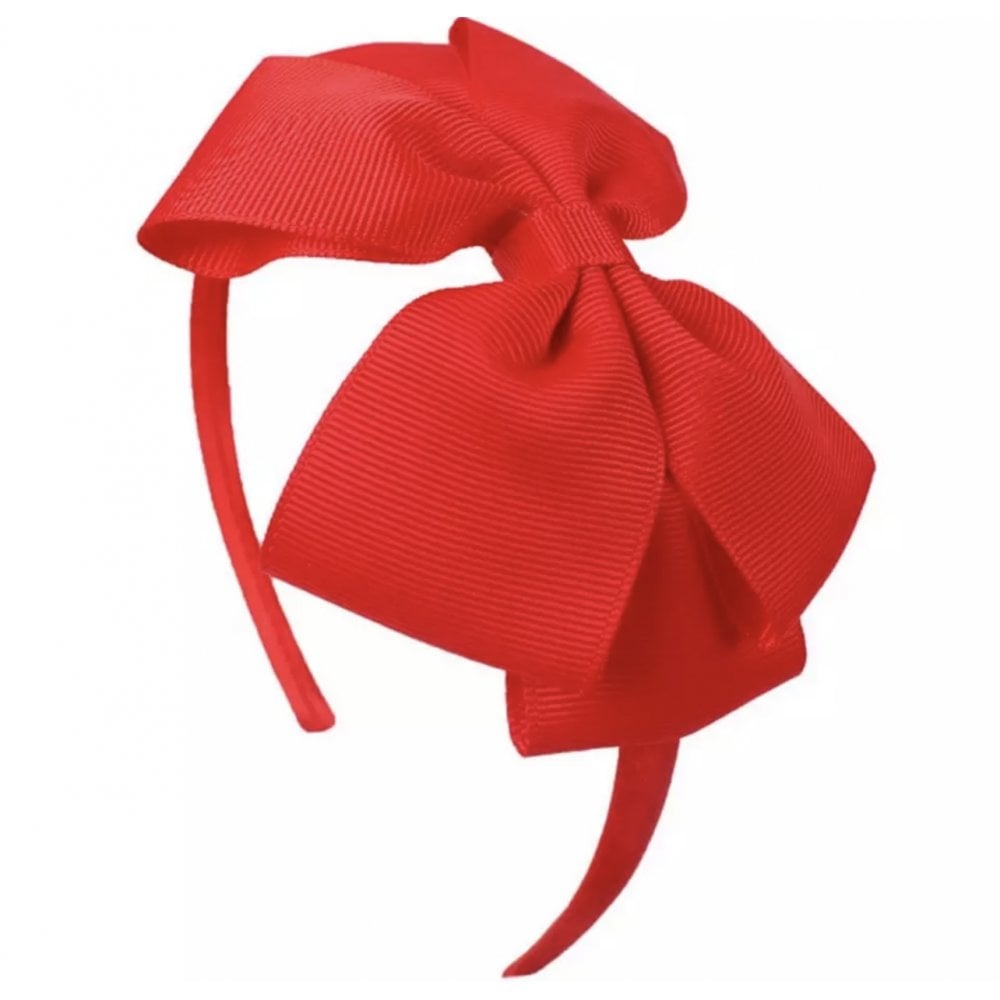 Bow Headband Red