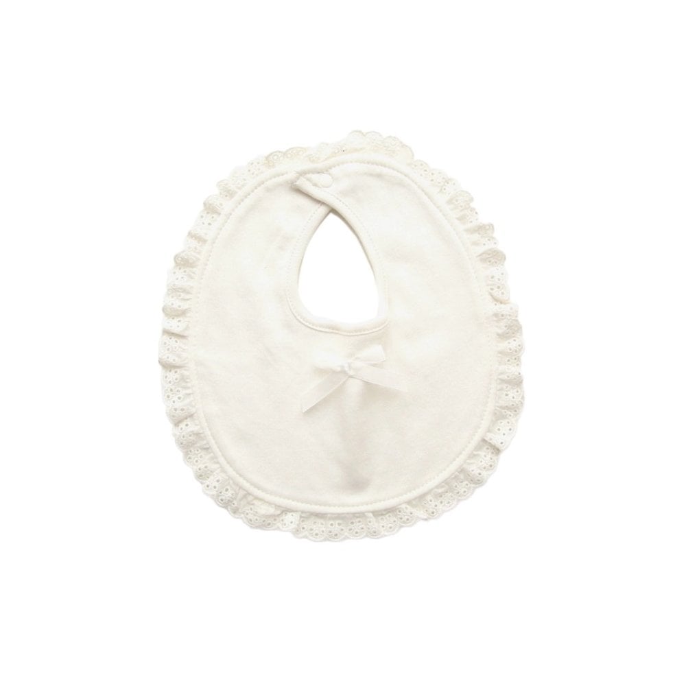 Cream Frill Bib