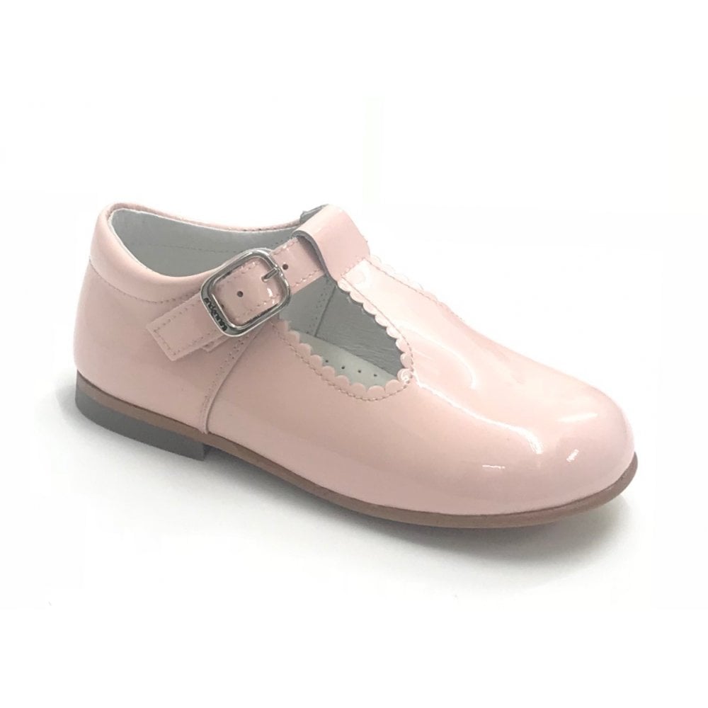E71747 Andanines Buckle T-Bar Shoe Pink Patent