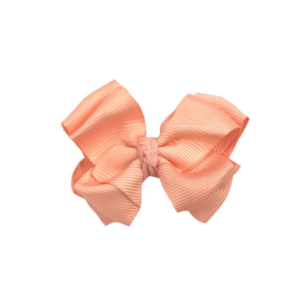 Hair Bow Peach Various Sizes