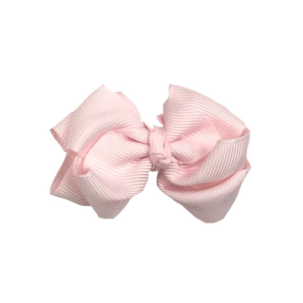 Hair Bow Powder Pink Various Sizes