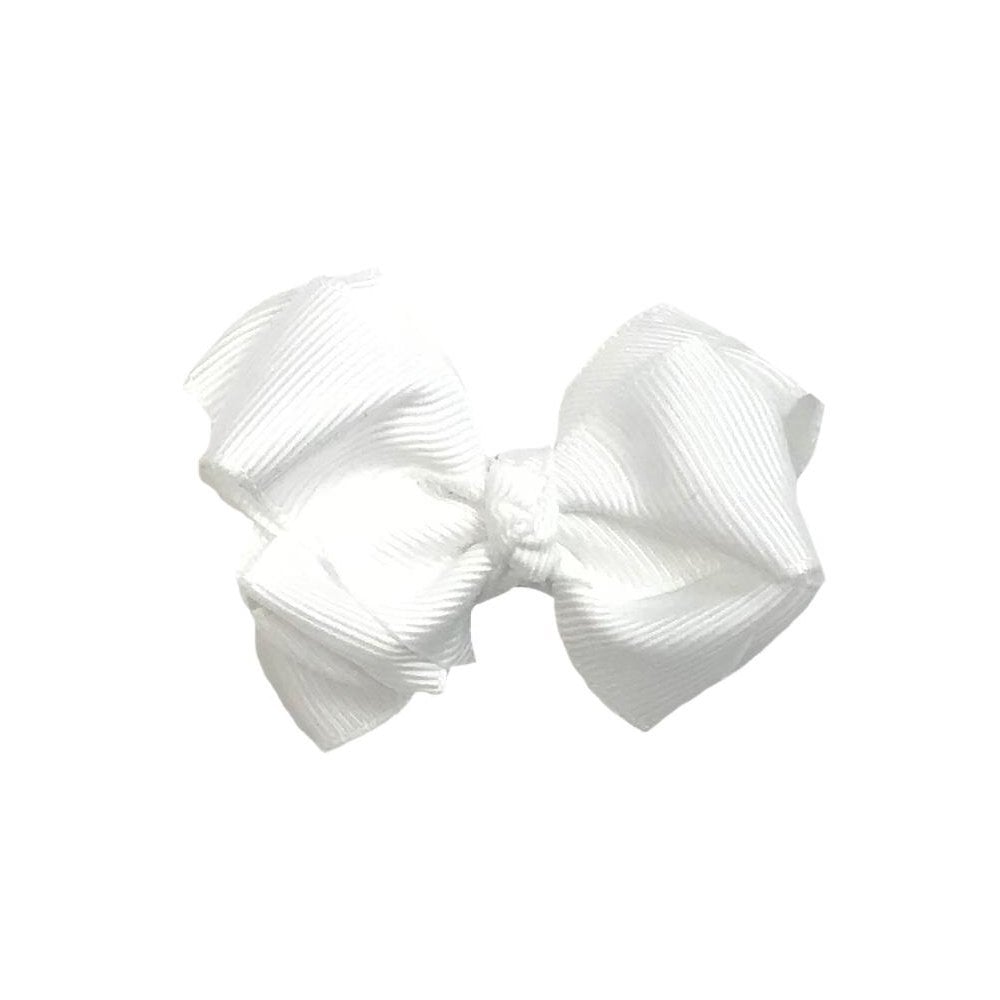Hair Bow White Various Sizes