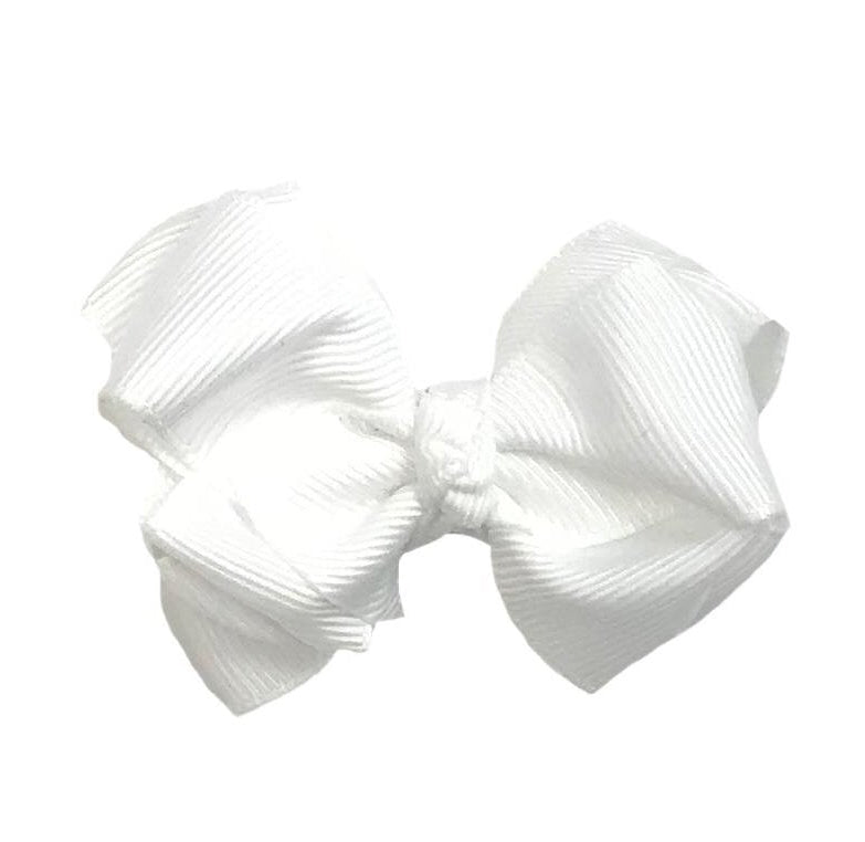 Hair Bow White Various Sizes