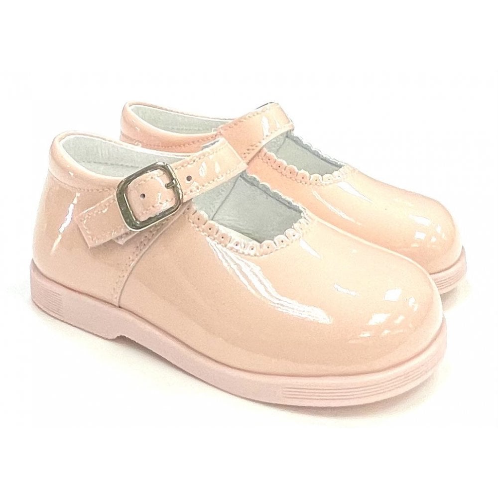 Y97401 Andanines Buckle Mary Jane Shoe Pink Patent