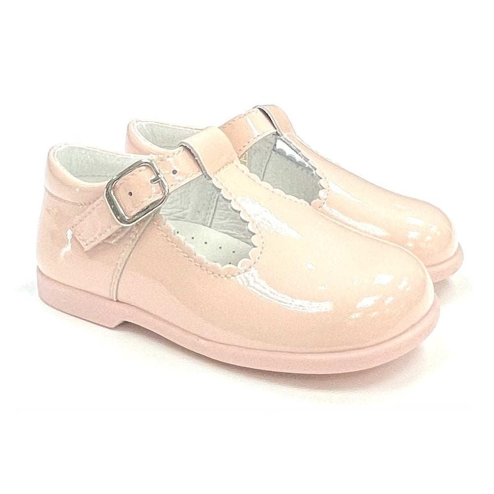 Y97411 Andanines Buckle T-Bar Shoe Pink Patent