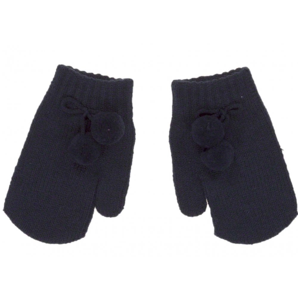 Navy Mittens