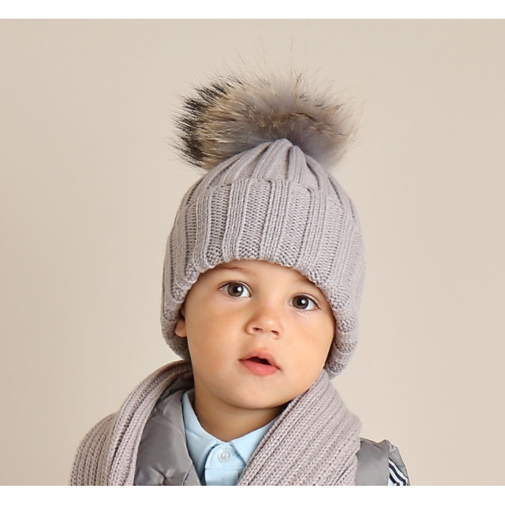 Pom Hat Grey