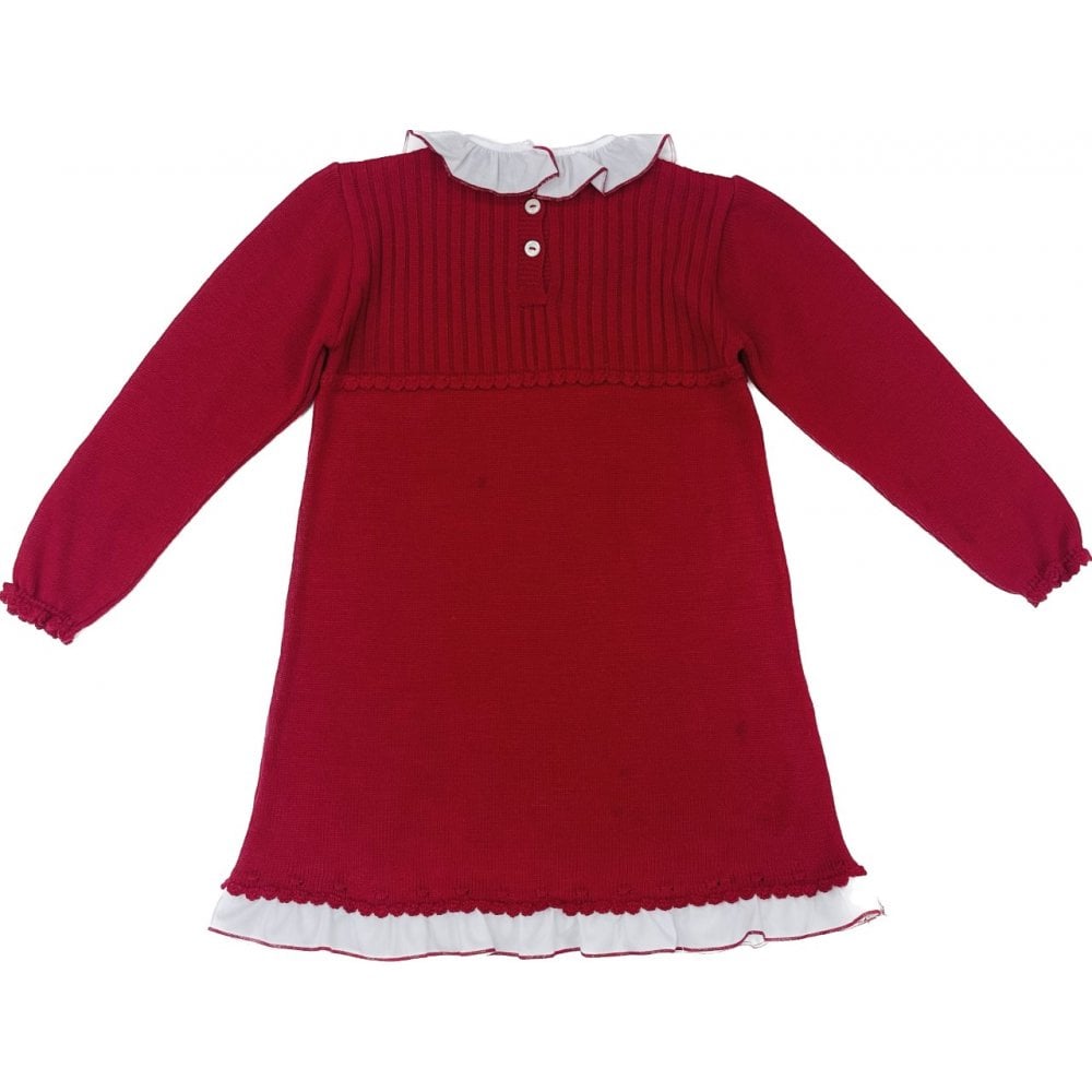 222-610 Granlei Knitted Dress Red