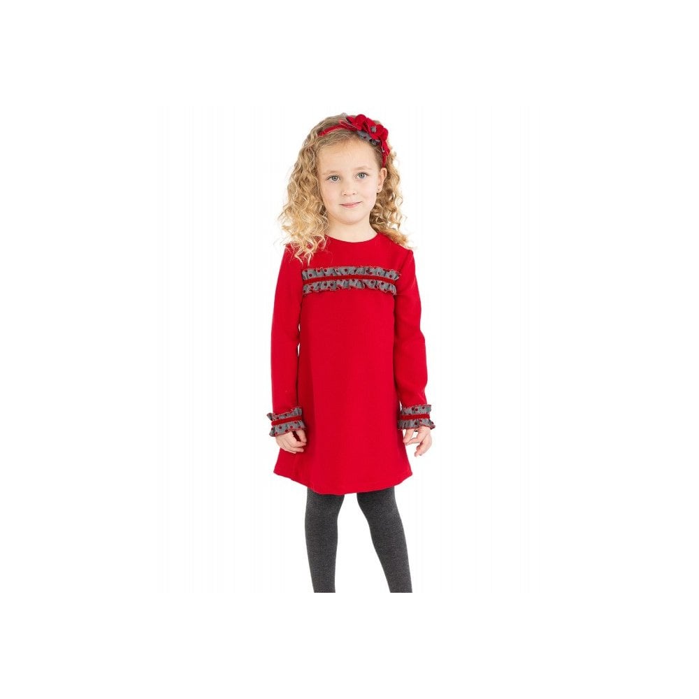 6540 Girls Red Dress