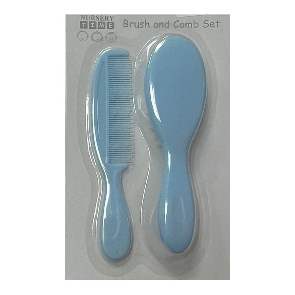 Brush and Comb Set Blue