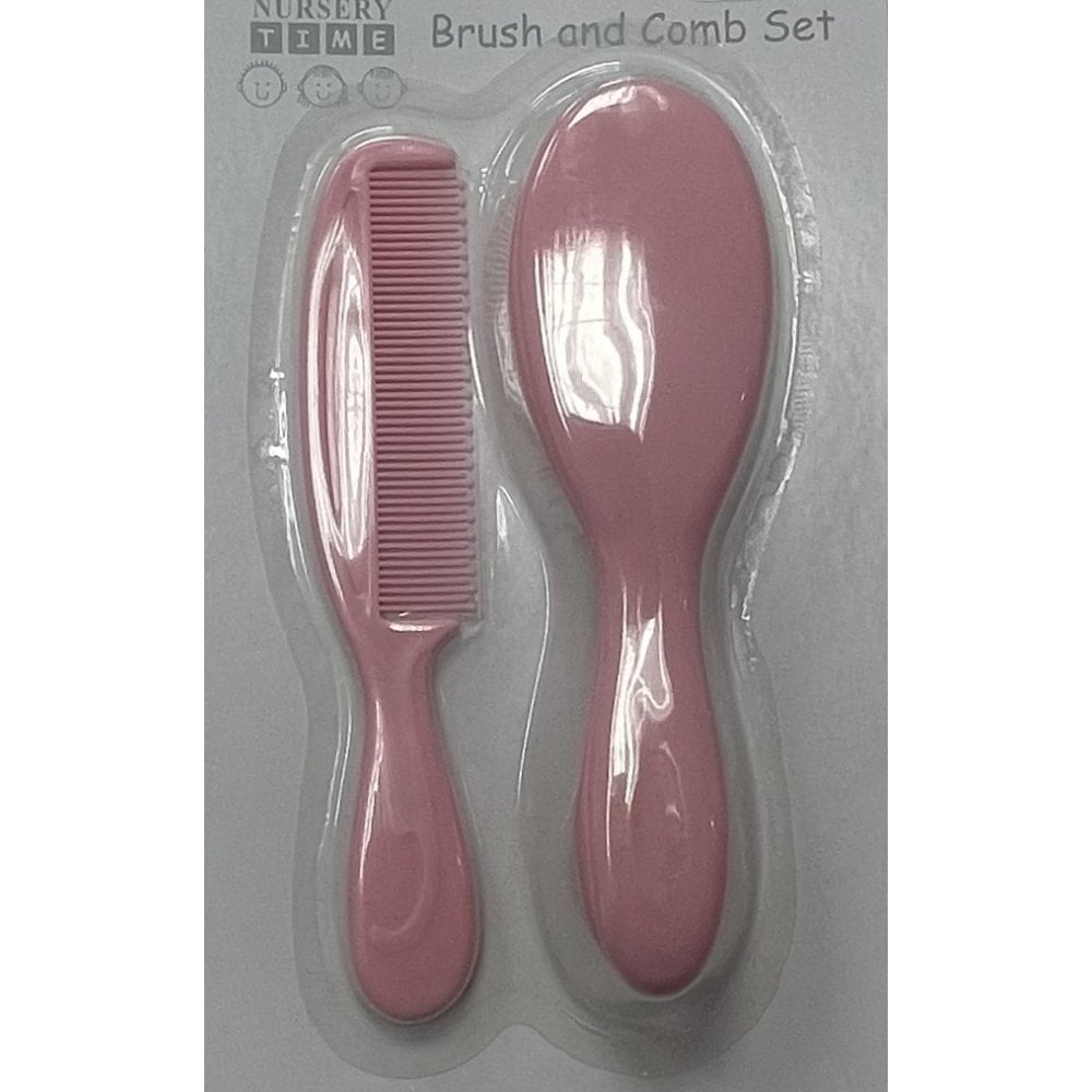 Brush and Comb Set Pink