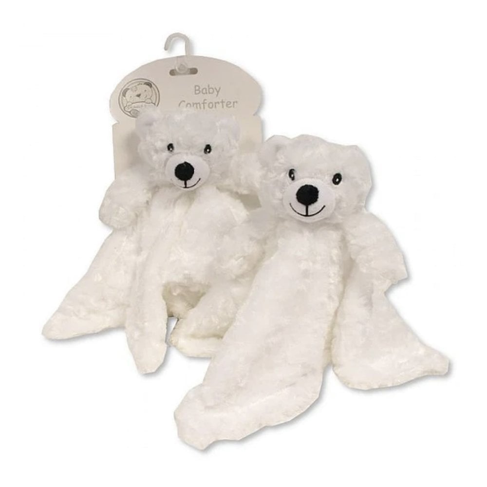Rosebud Baby Comforter White