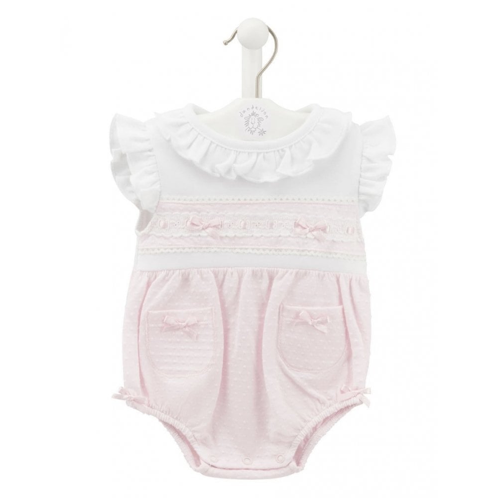 AV6121 Ruffle & Lace Dobbie Romper