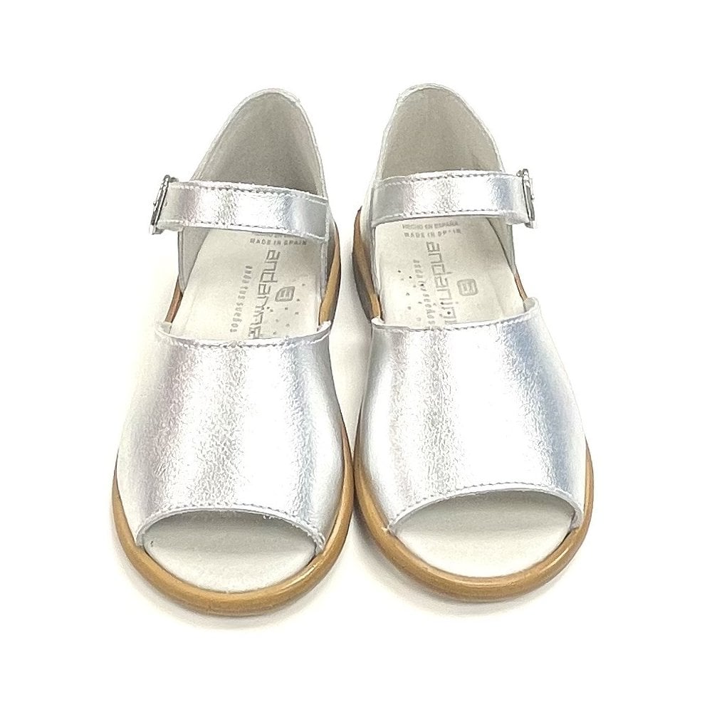 171835 Girls Silver Andanines Sandal