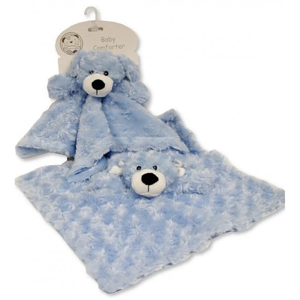 Rosebud Baby Comforter Blue