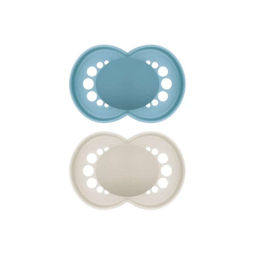 MAM Pure Original Soother Solid Blue 2Pk